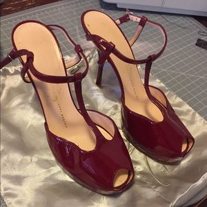 Authentic Giuseppe Zanotti red stiletto